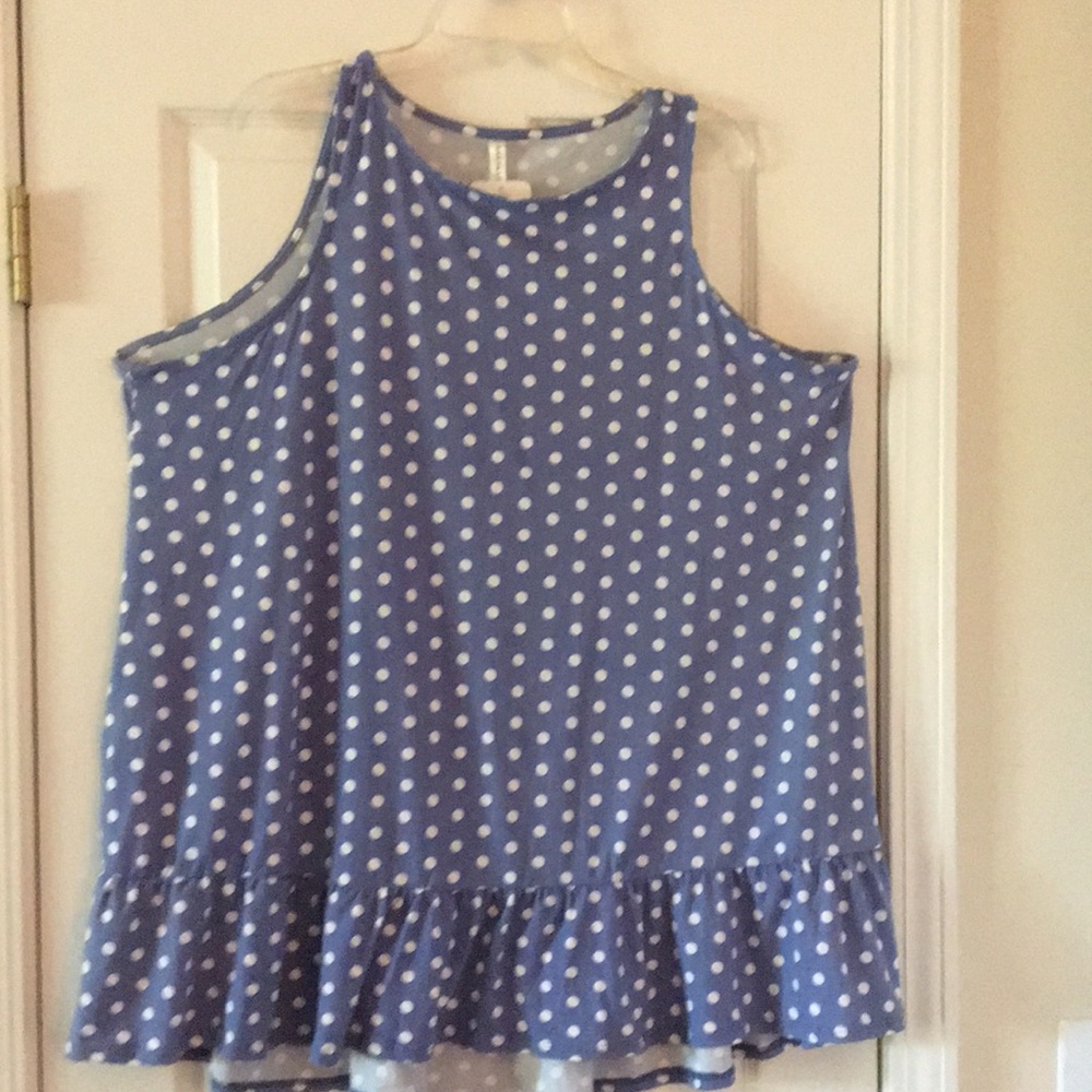 Sleeveless summer top